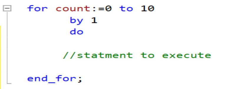 structure text For_Do loop syntax